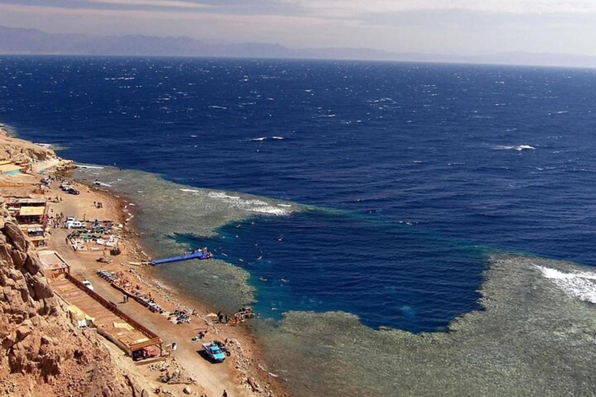una vista aérea de una playa en el océano