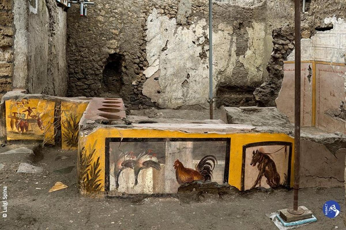 o pictură cu găini pe lateralul unei clădiri
