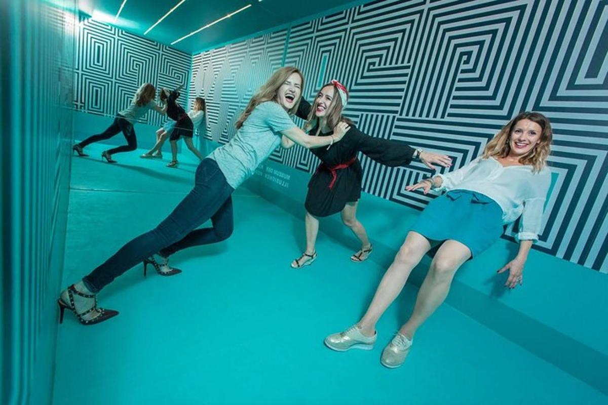 a group of women dancing in a room