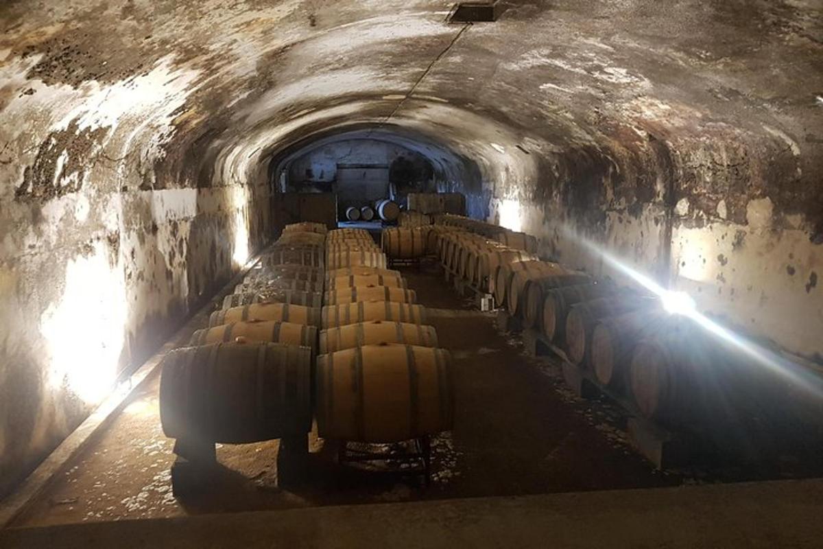 μια σήραγγα με ένα σωρό κυλίνδρους μέσα