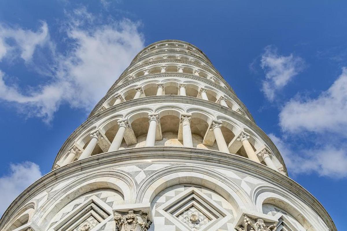 a close up of the top of a building