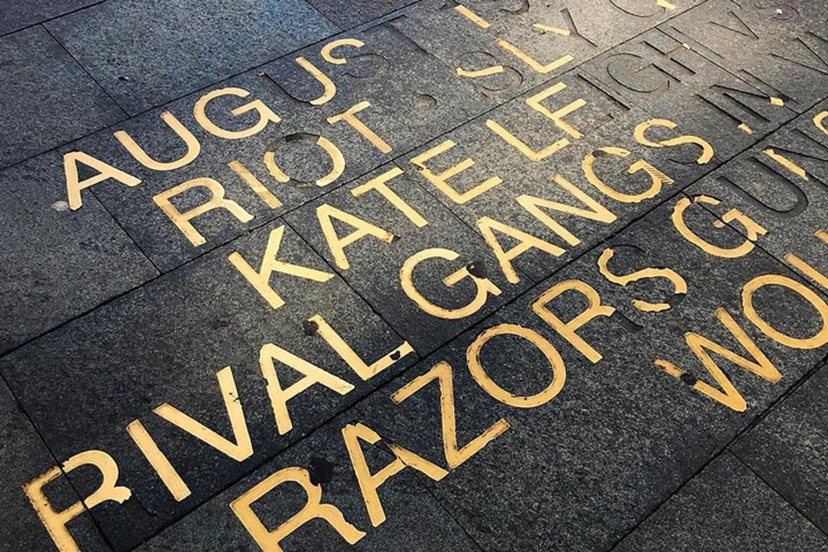 a sign on the sidewalk that readsacersacersacersacersacers