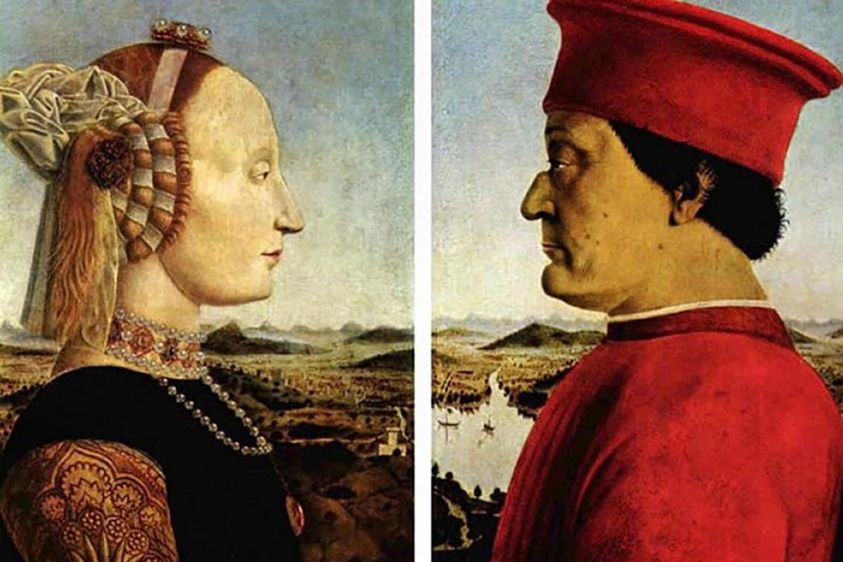 dvije slike muškarca i žene