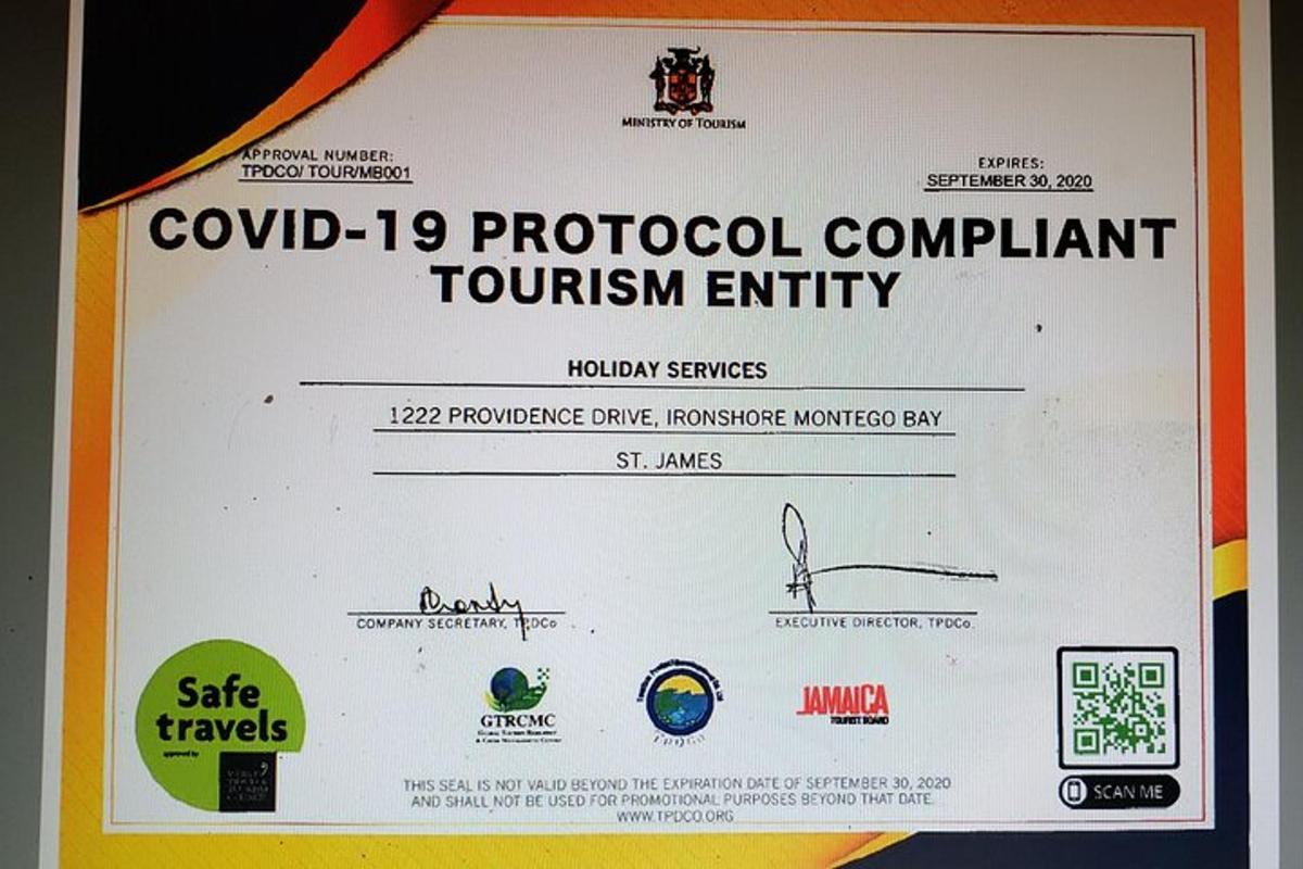 označení pro turistický subjekt splňující protokol