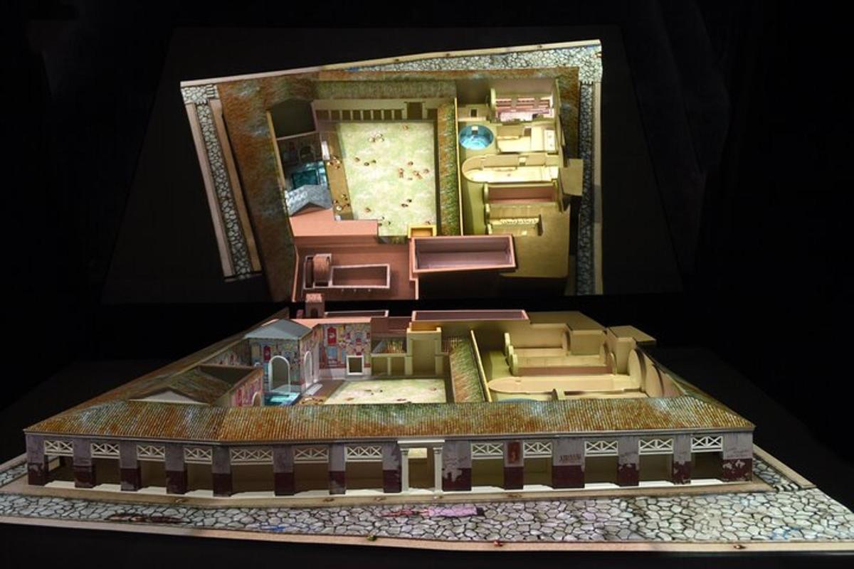 a model of a house in a box