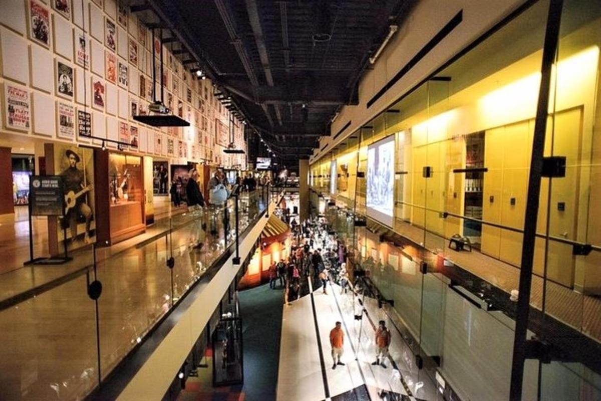 a view of a shopping mall with people in it