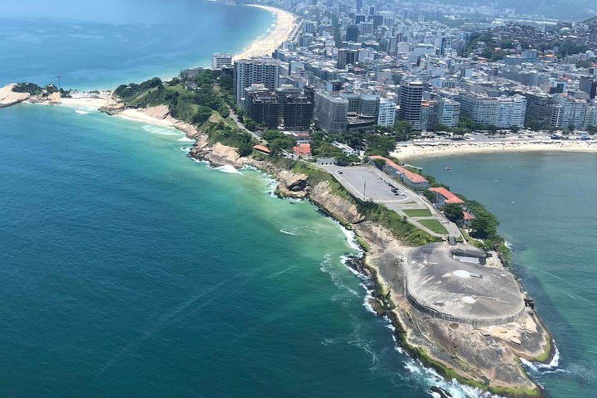 an aerial view of a beach and the ocean
