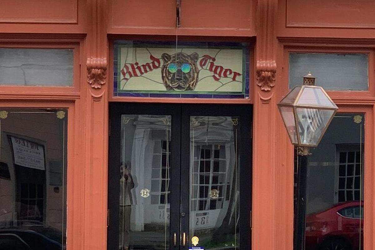 a building with a sign on the front of it