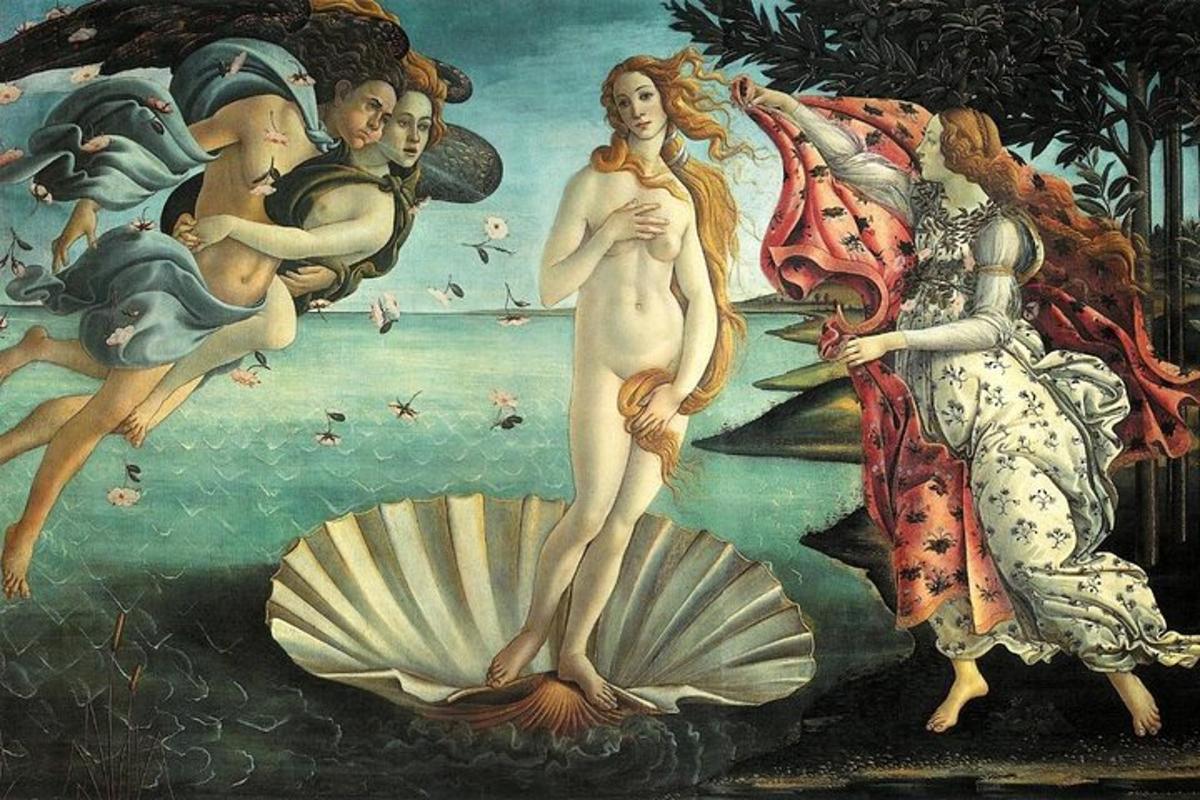 a painting of a man and a woman in a mythology
