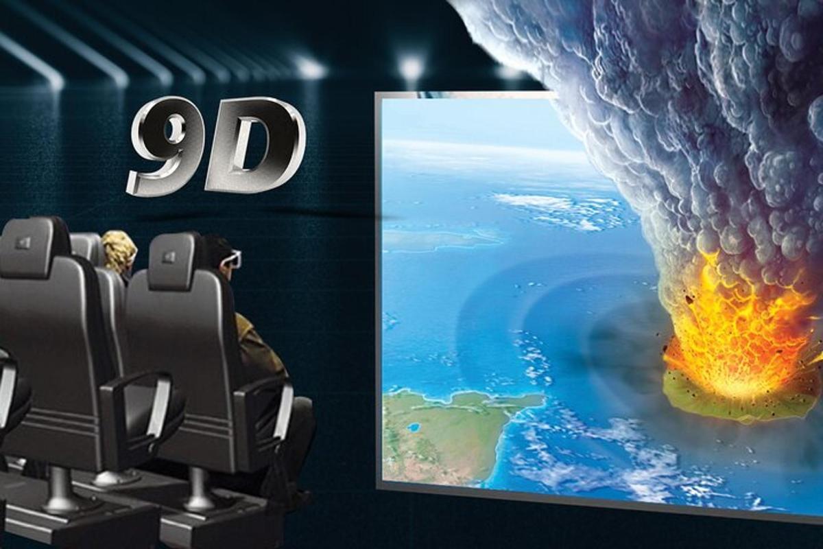 televizní obrazovka s obrázkem exploze