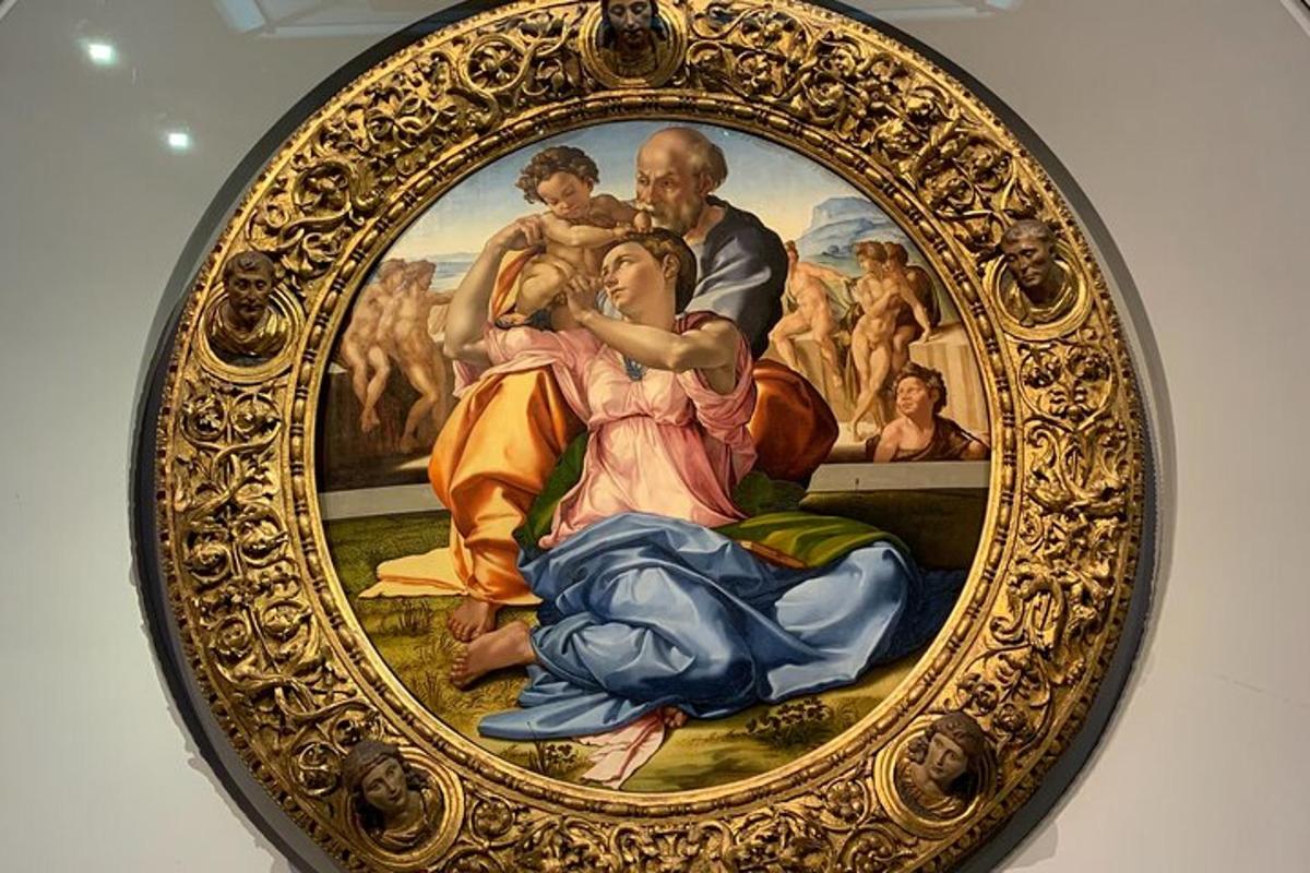 gambar berbingkai dari sebuah lukisan di museum