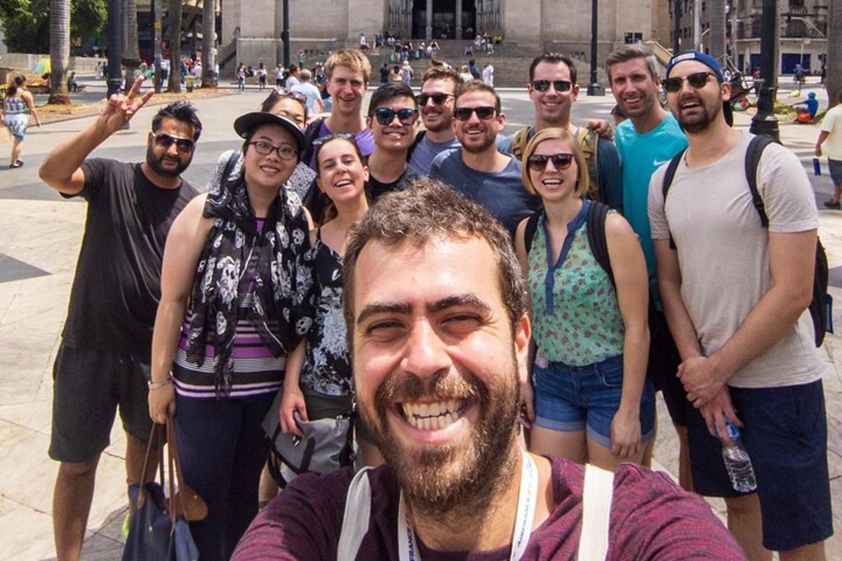 a group of people posing for a picture