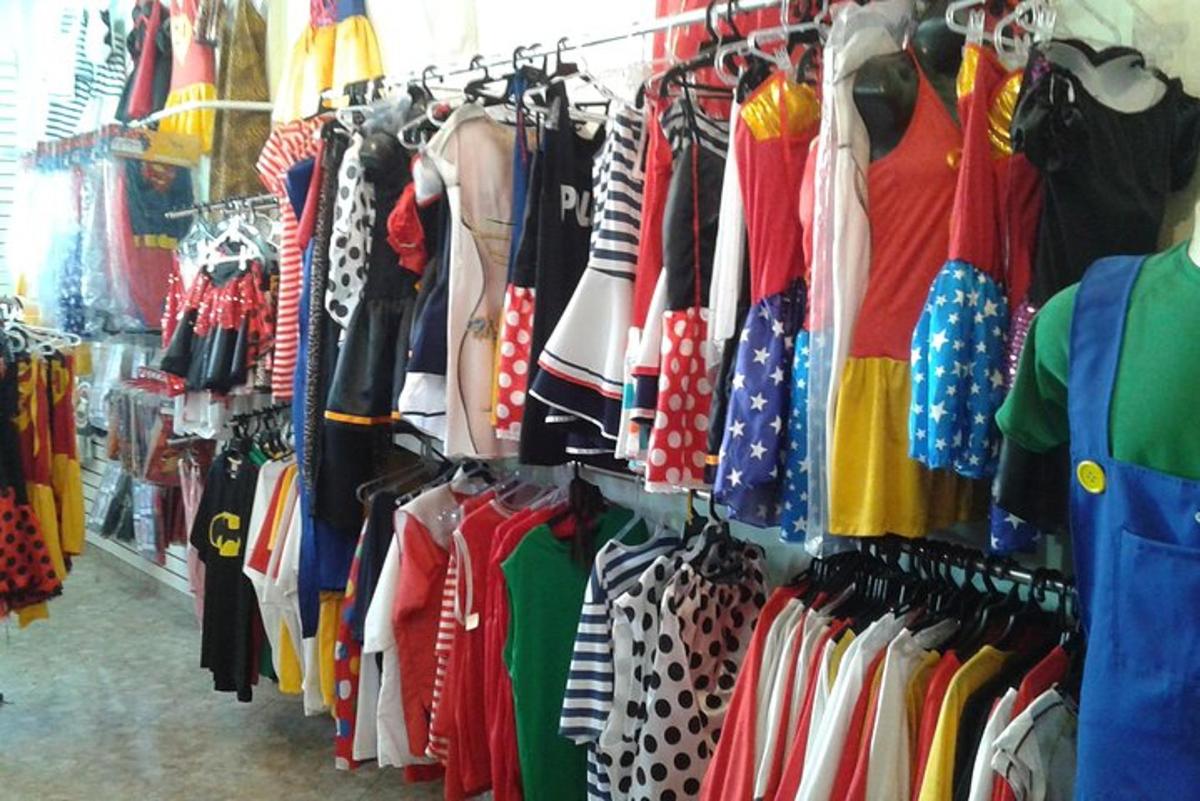 a store filled with lots of clothes on display