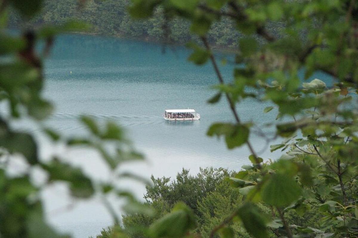 a boat in a body of water