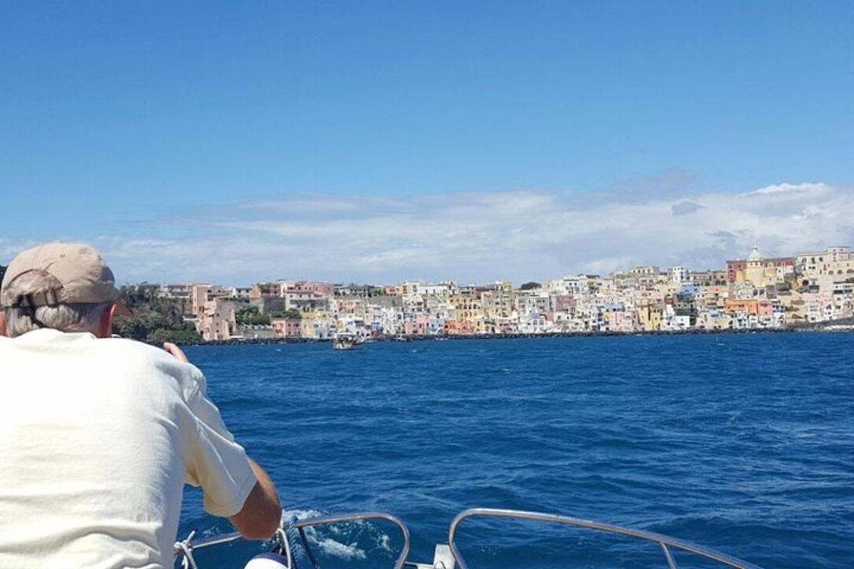 a man on a boat in the water