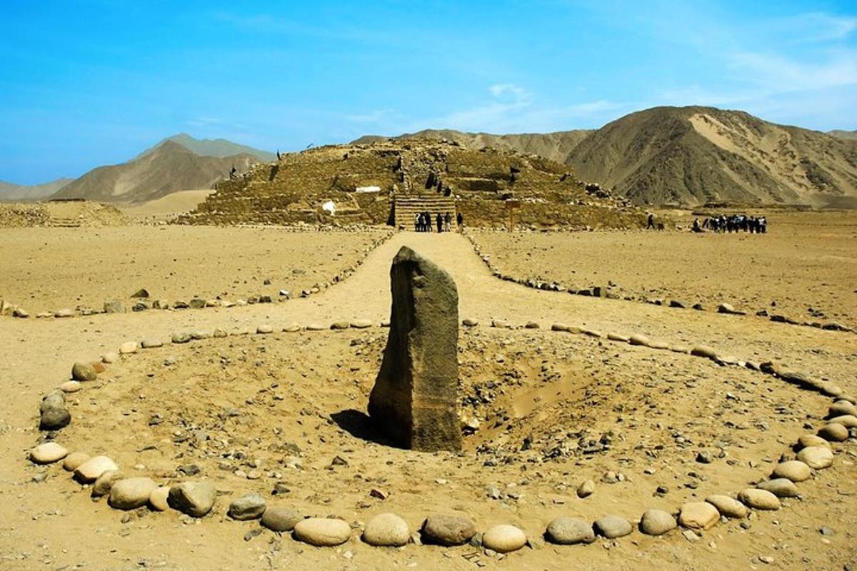 un círculo de piedras en medio de un desierto