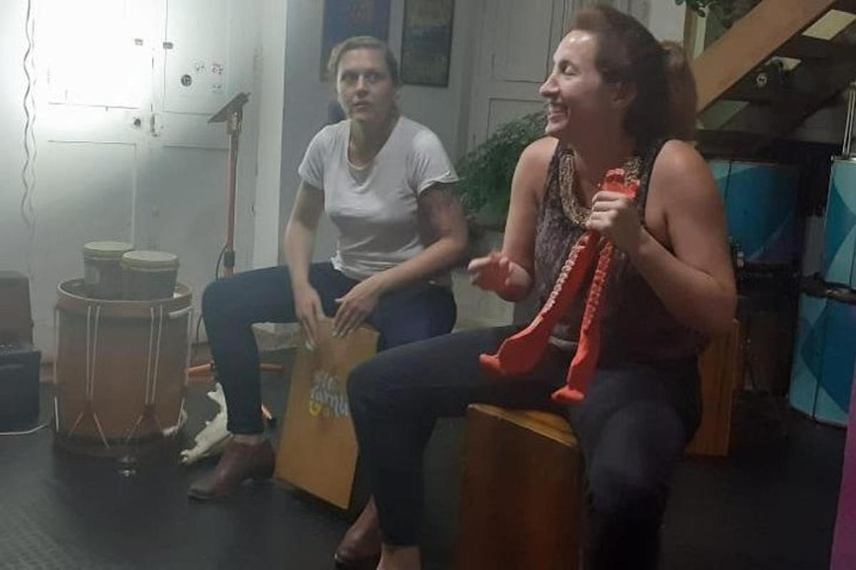 a man and a woman sitting on a couch