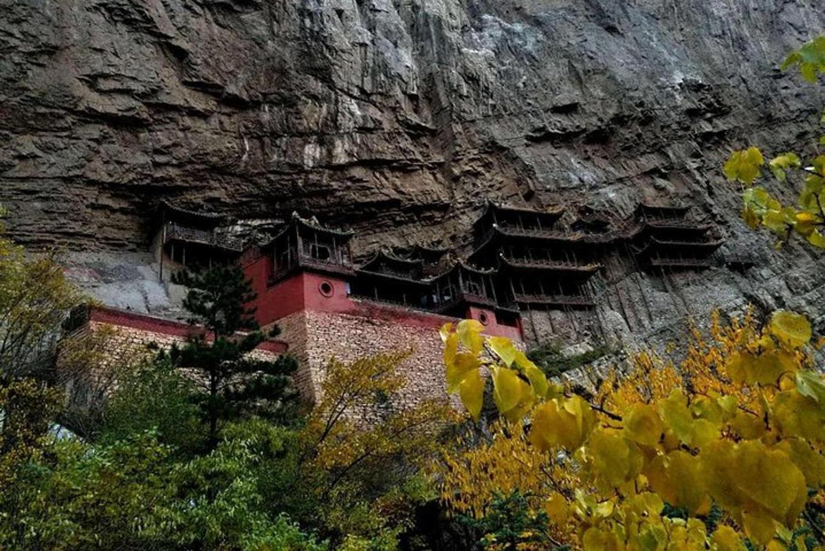 a building built into the side of a mountain