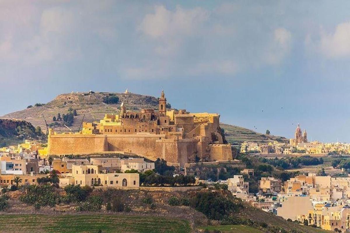 a large building on top of a hill