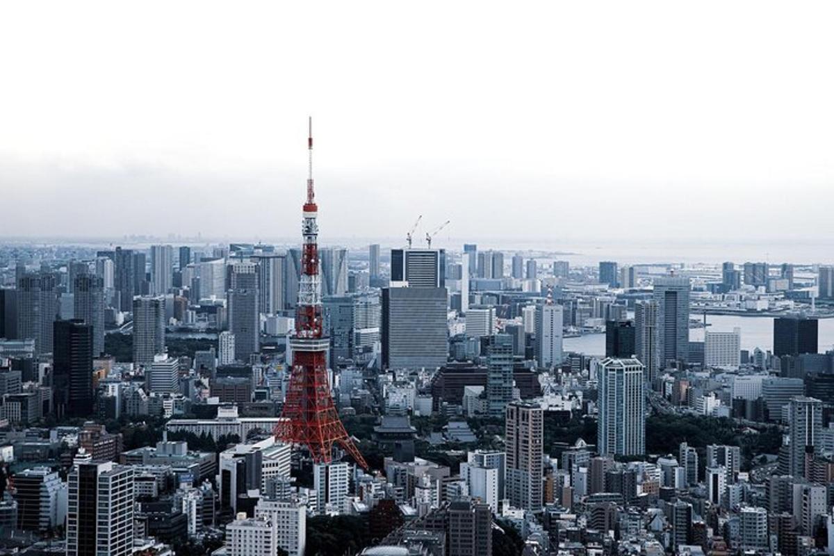 vaade linnale koos Tokyo torniga