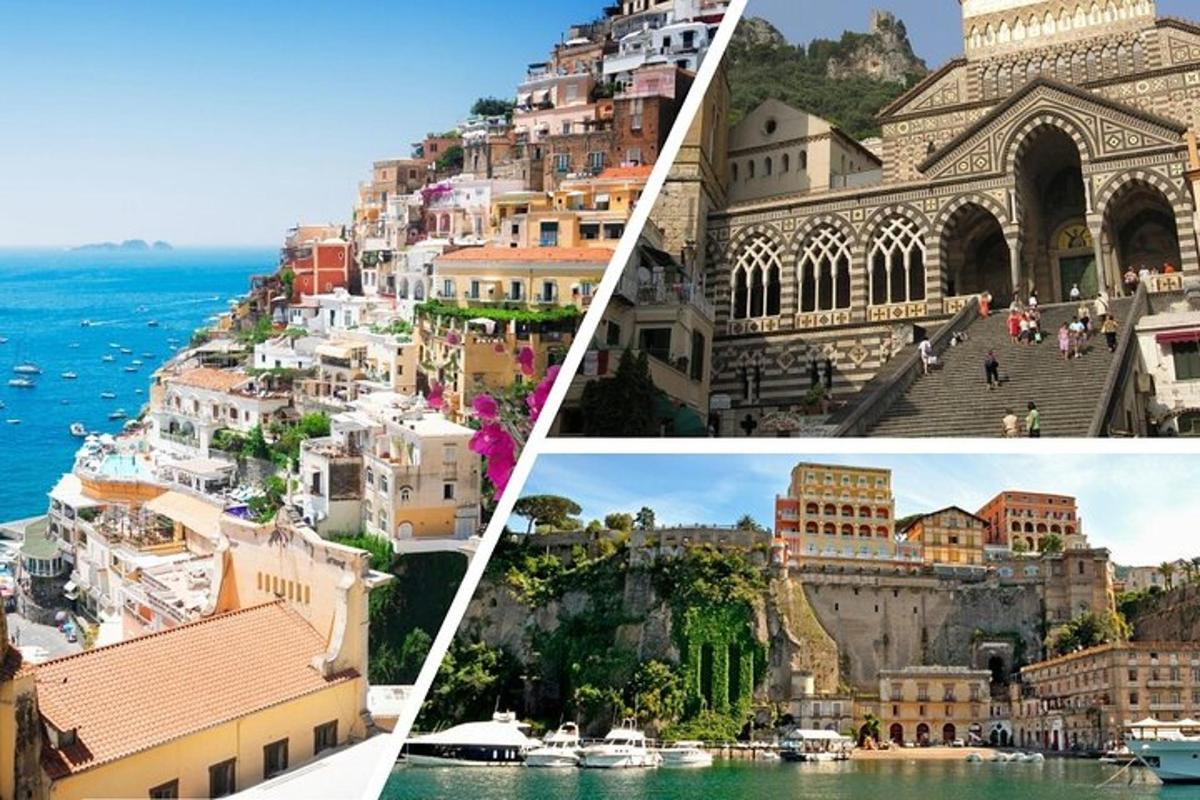 un collage di foto di città ed edifici