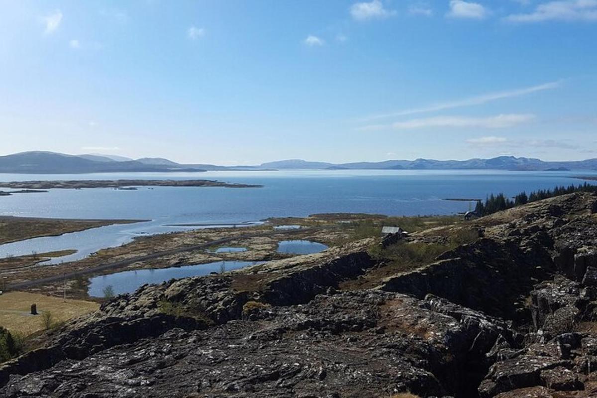 a view of a large body of water