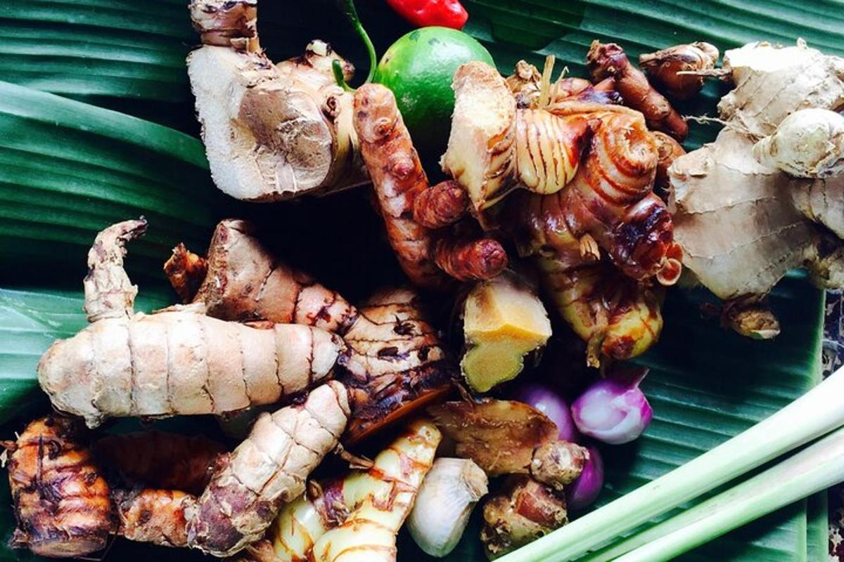 a plate of food with lobsters and other foods