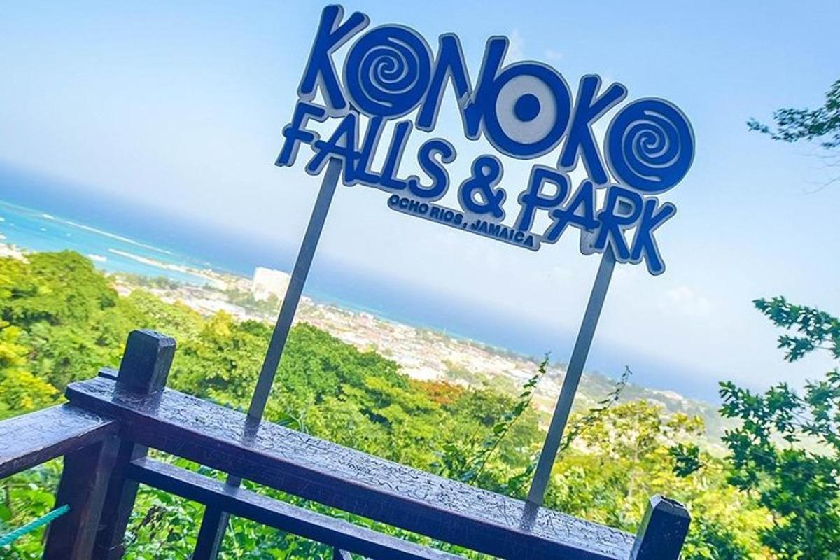 a sign that reads koko falls and rap