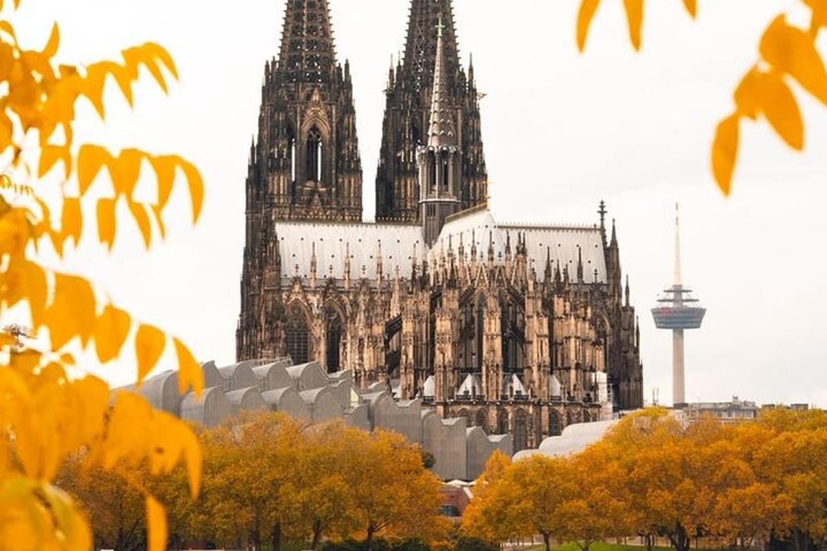 a large building with a cathedral in the background