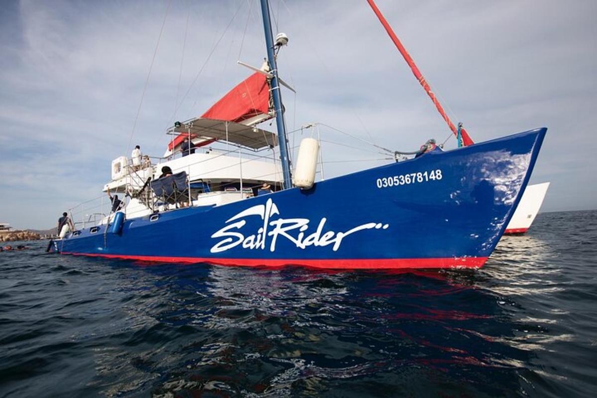 perahu biru dan merah di dalam air