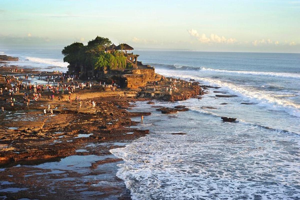 un gruppo di persone su una spiaggia vicino all'oceano