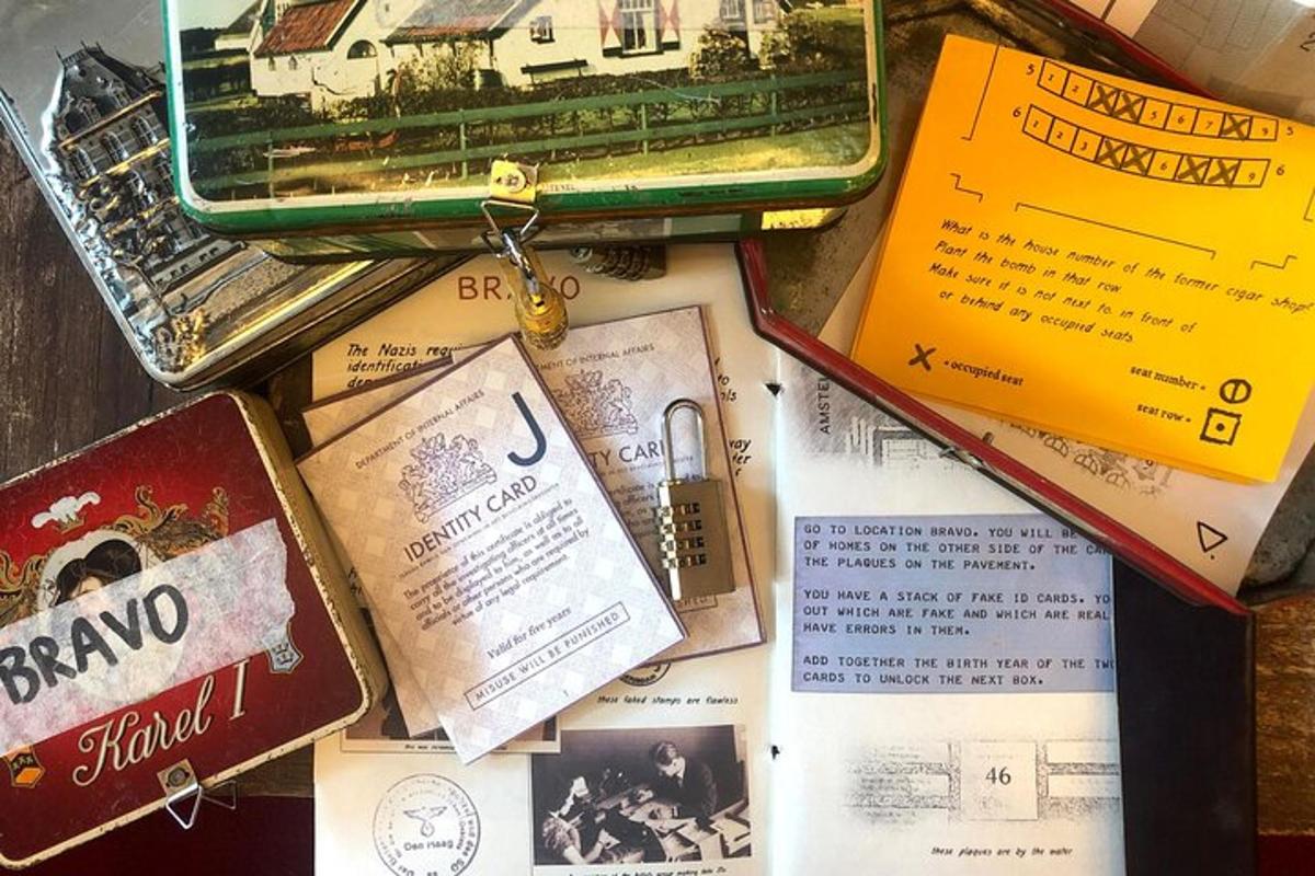 a suitcase filled with lots of different types of papers