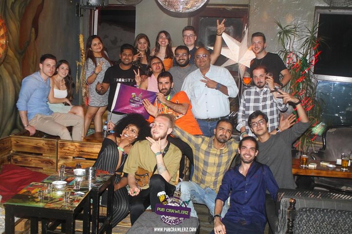 a group of people posing for a picture