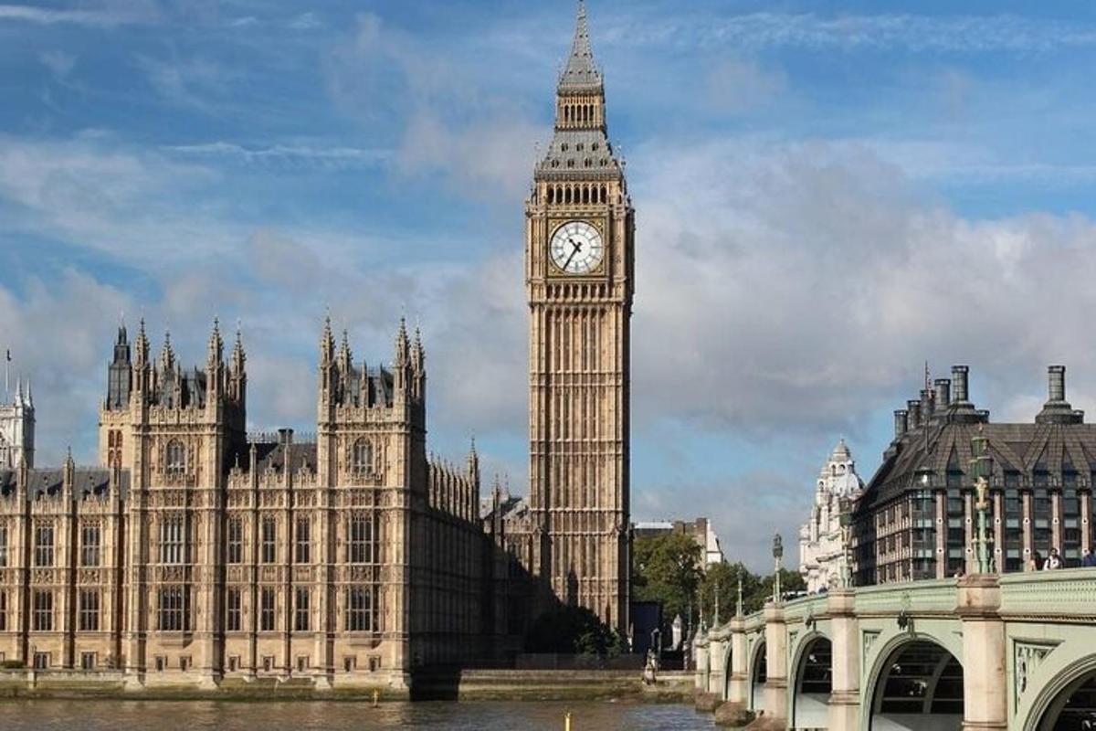 a large building with a clock tower and big ben