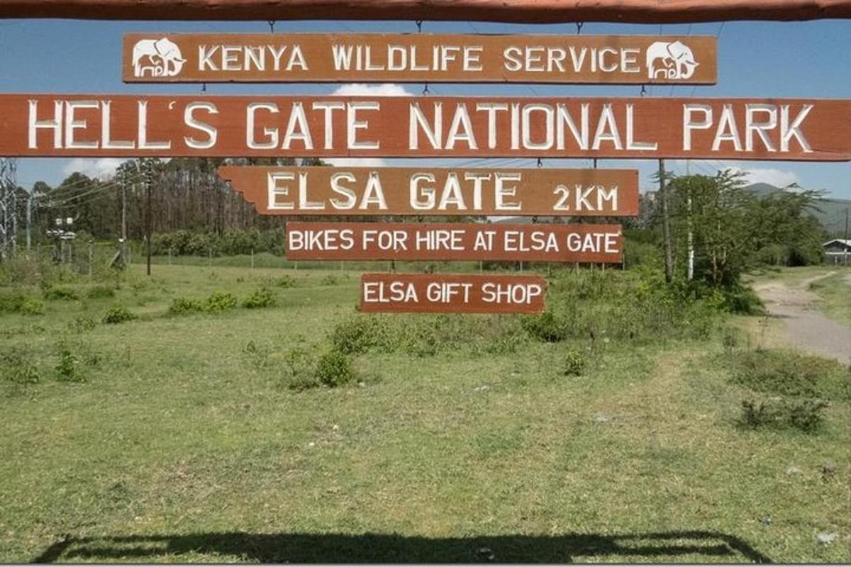 ein Schild für den Hells Gate Nationalpark