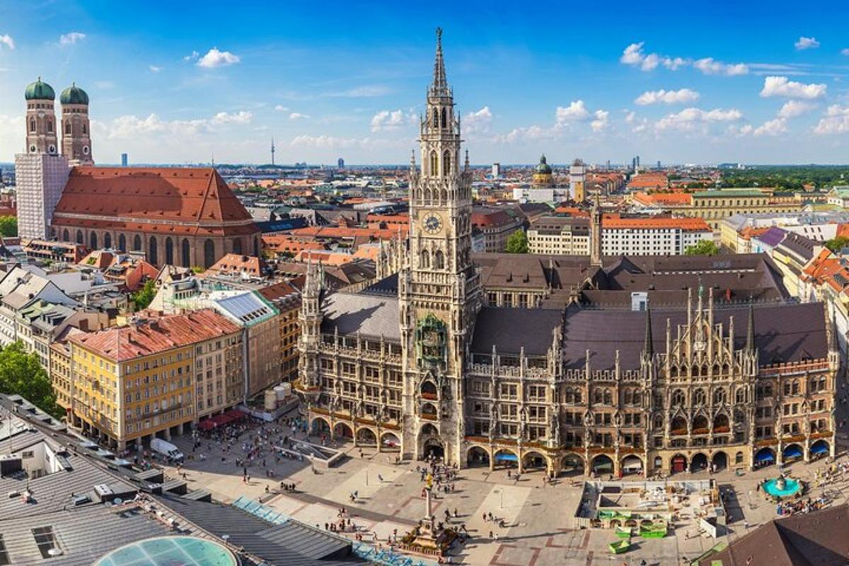 una vista aerea del palazzo del parlamento a vienna