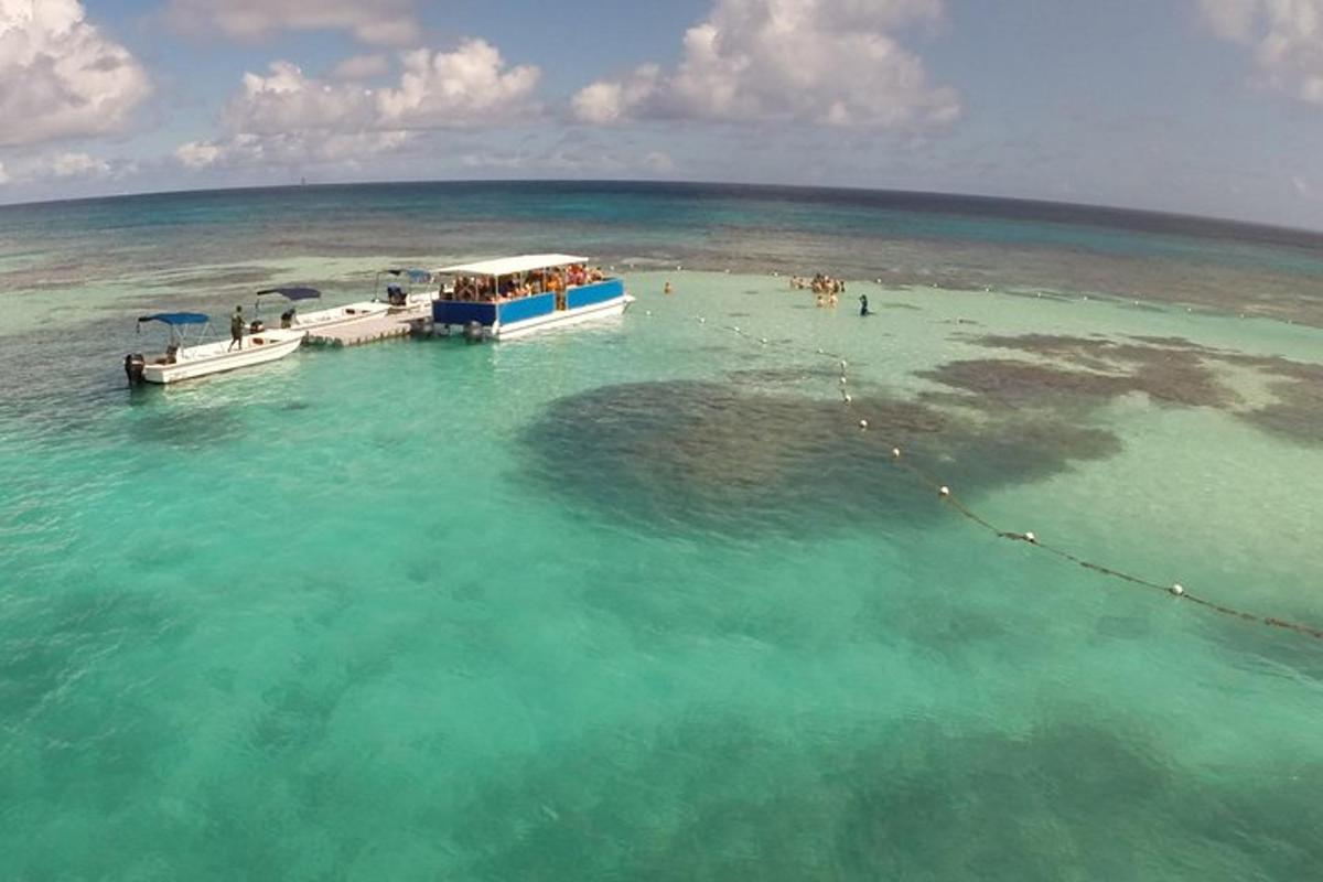 two boats in the water in the ocean