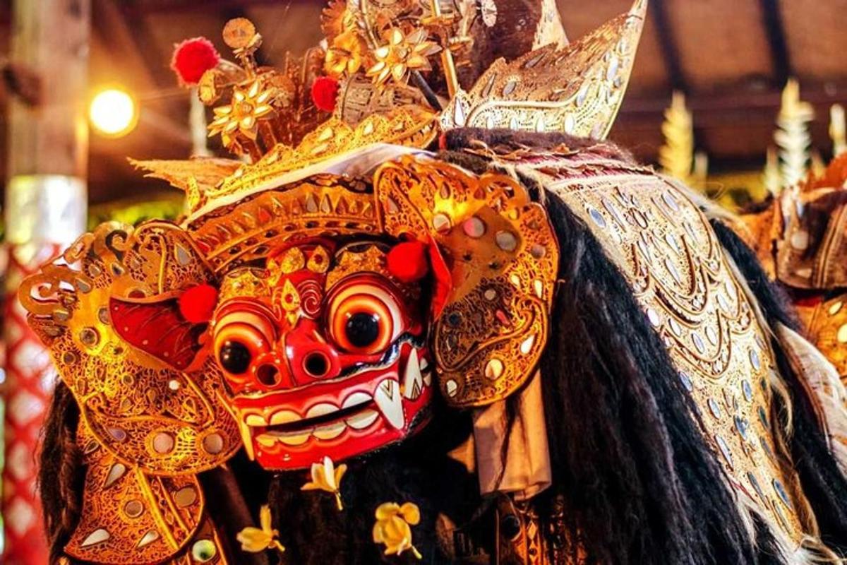 một chiếc mặt nạ ngựa được hiển thị