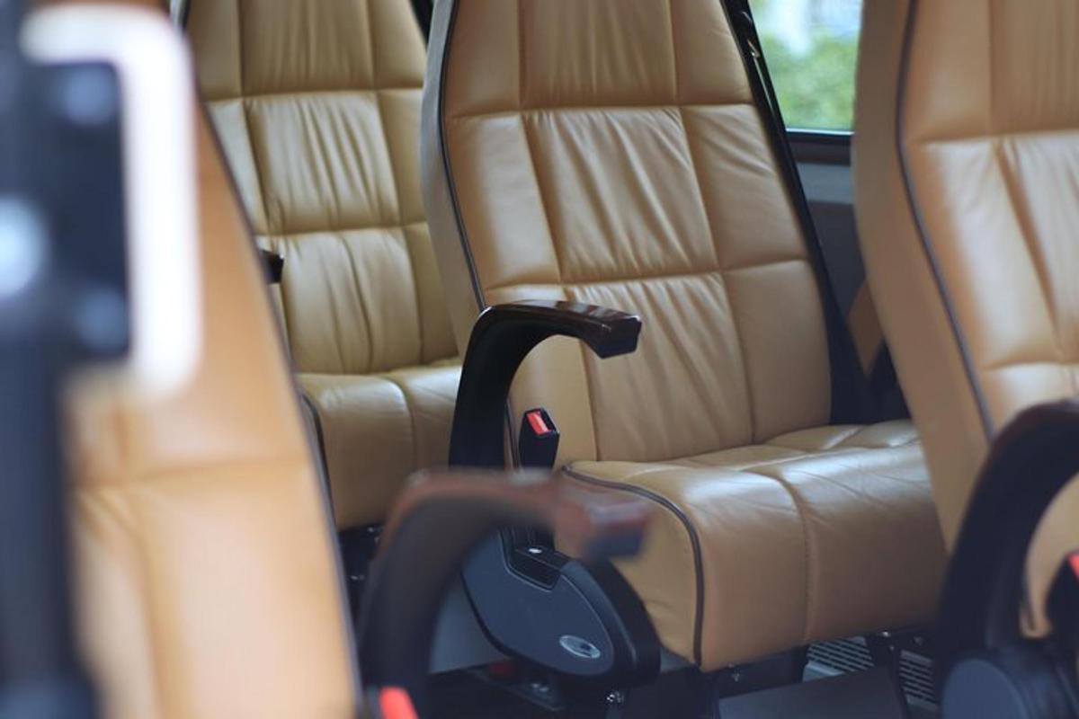 a close up of the back seats of a car