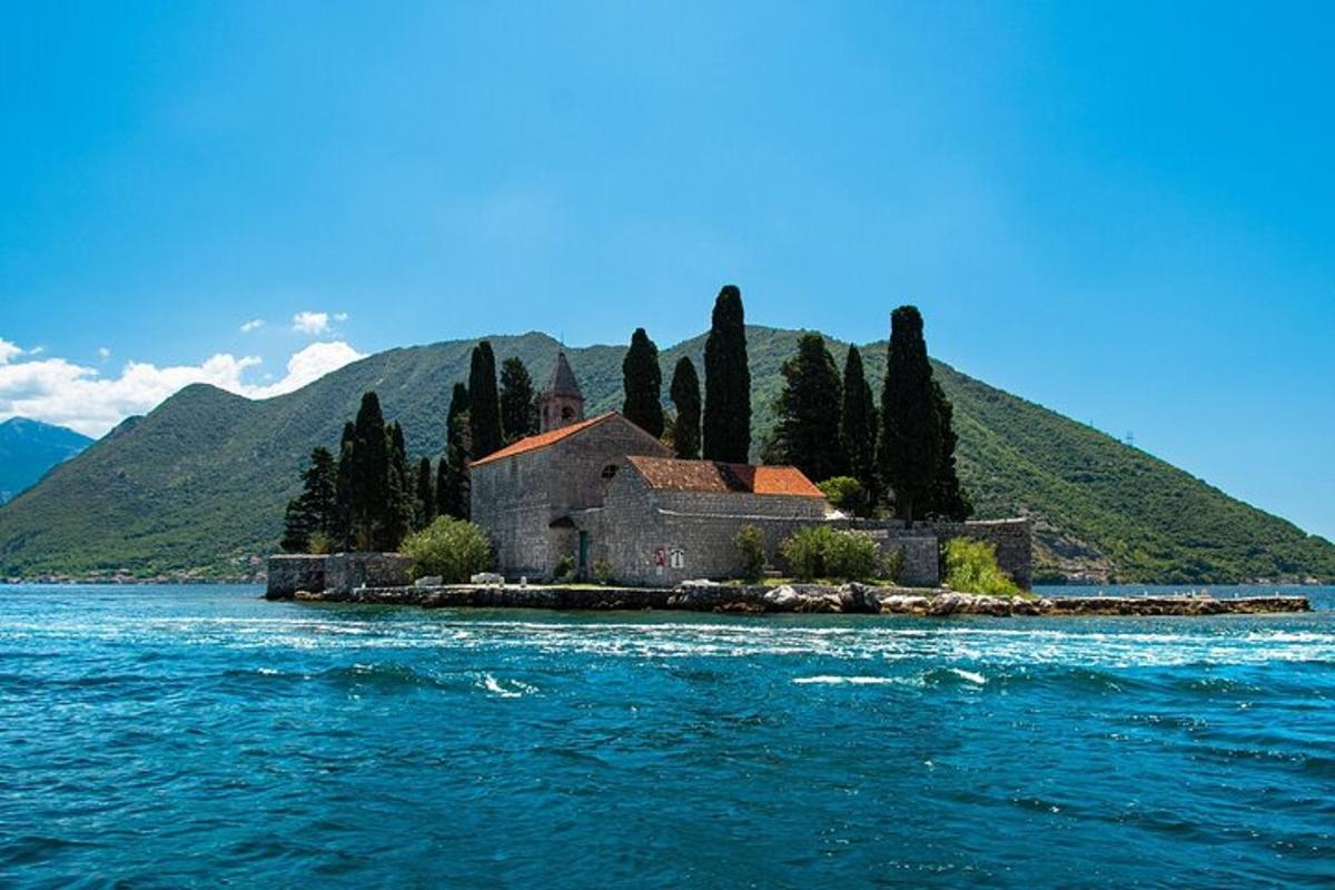 a house on an island in the water