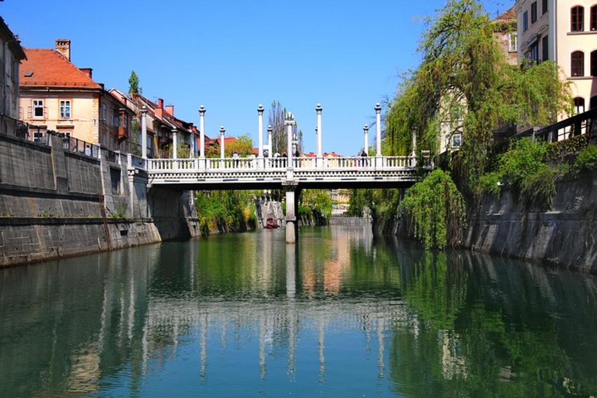 un puente sobre un río en una ciudad