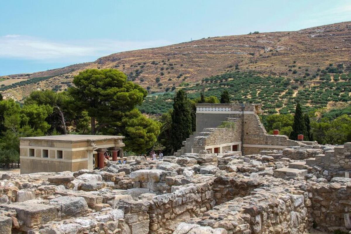 una vista delle rovine dell'antica città
