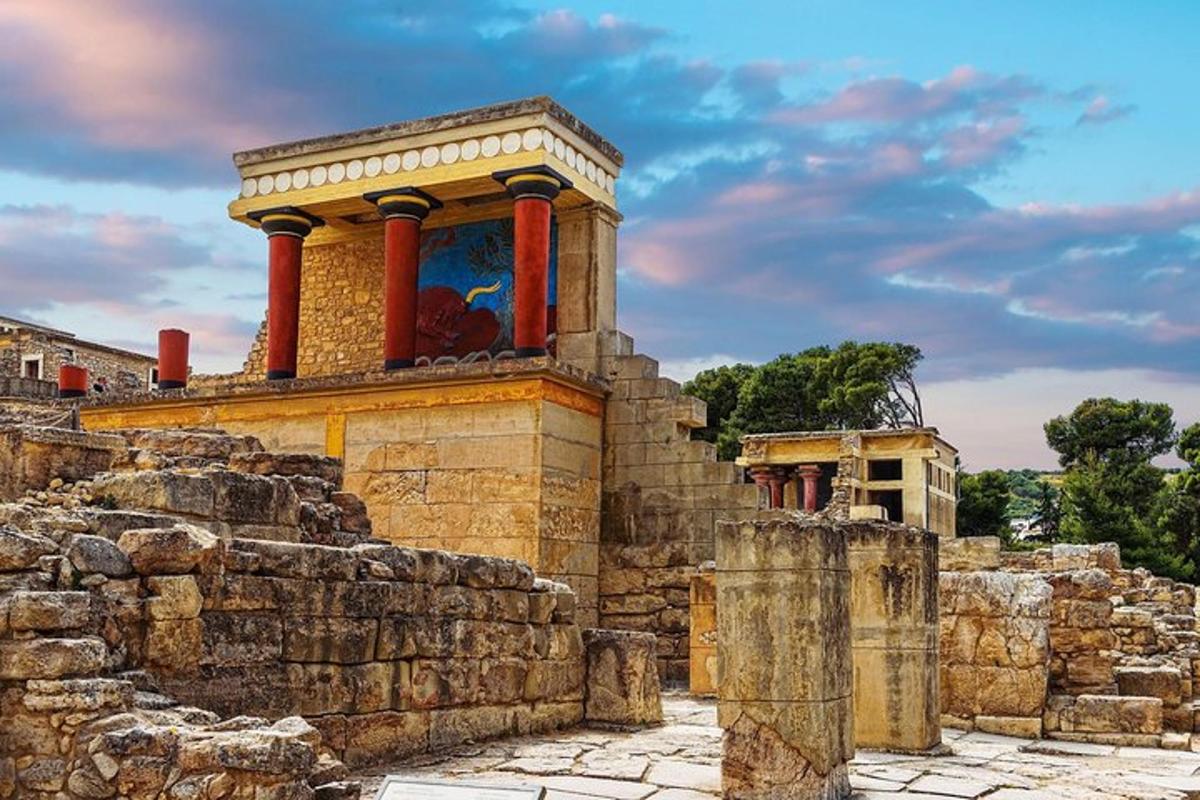um templo nas ruínas de um edifício