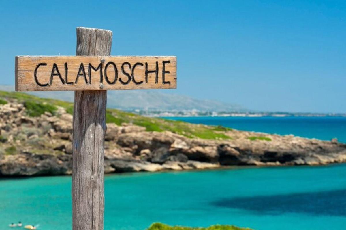 μια ξύλινη πινακίδα που γράφει Calamiscribe