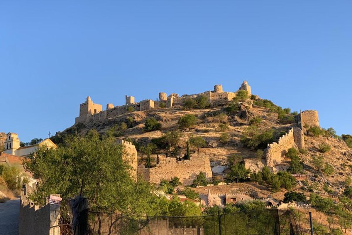 a castle on top of a hill