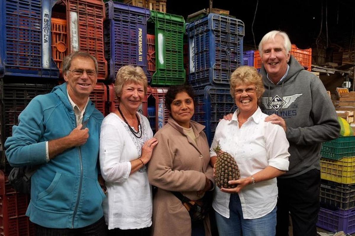 a group of people posing for a picture in a store