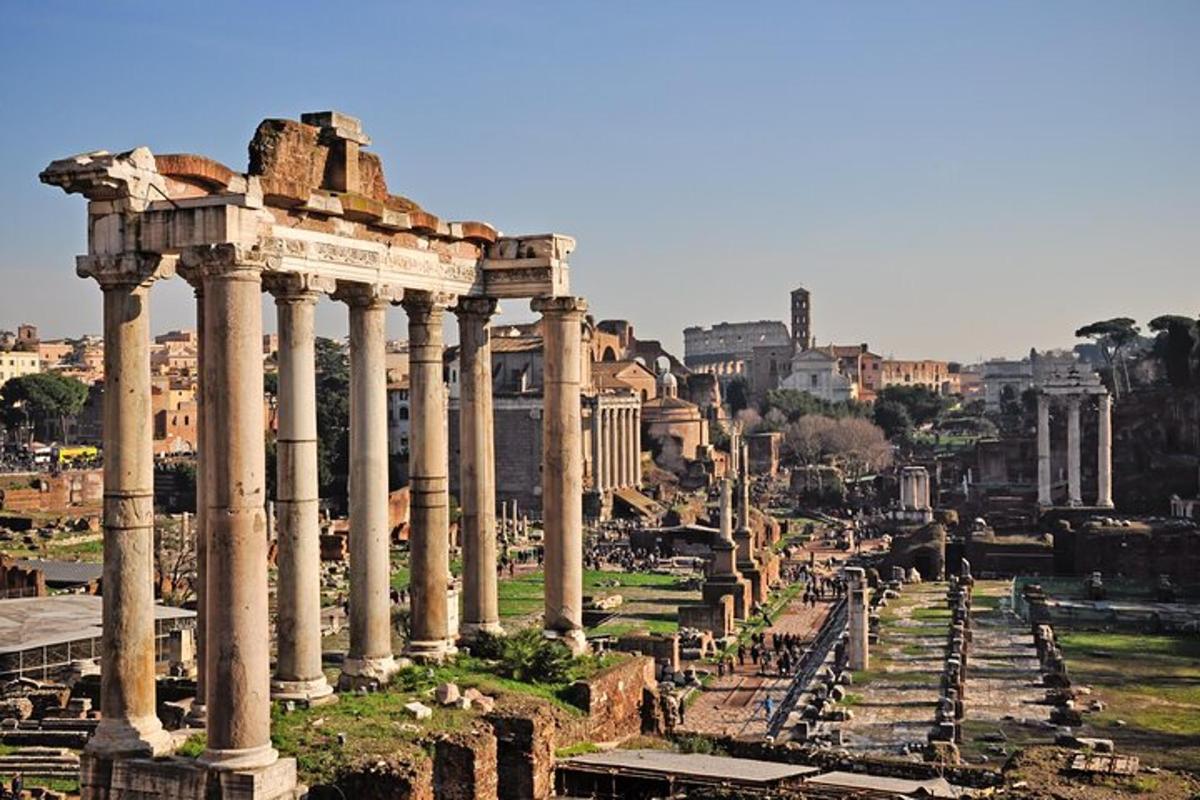 a view of the ruins of the ancient city