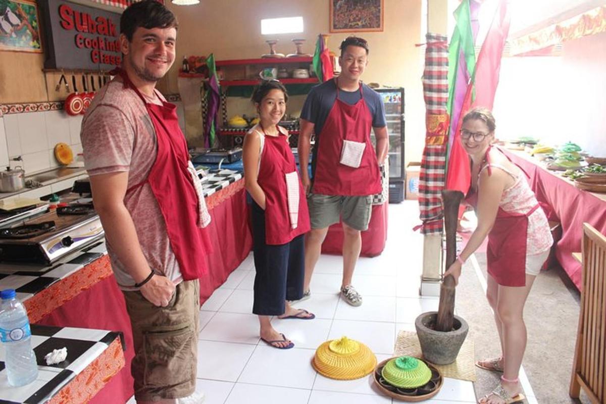 a group of people standing in front of a store