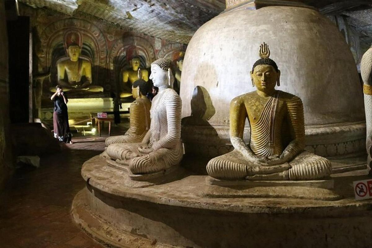 một nhóm tượng người đang ngồi thiền