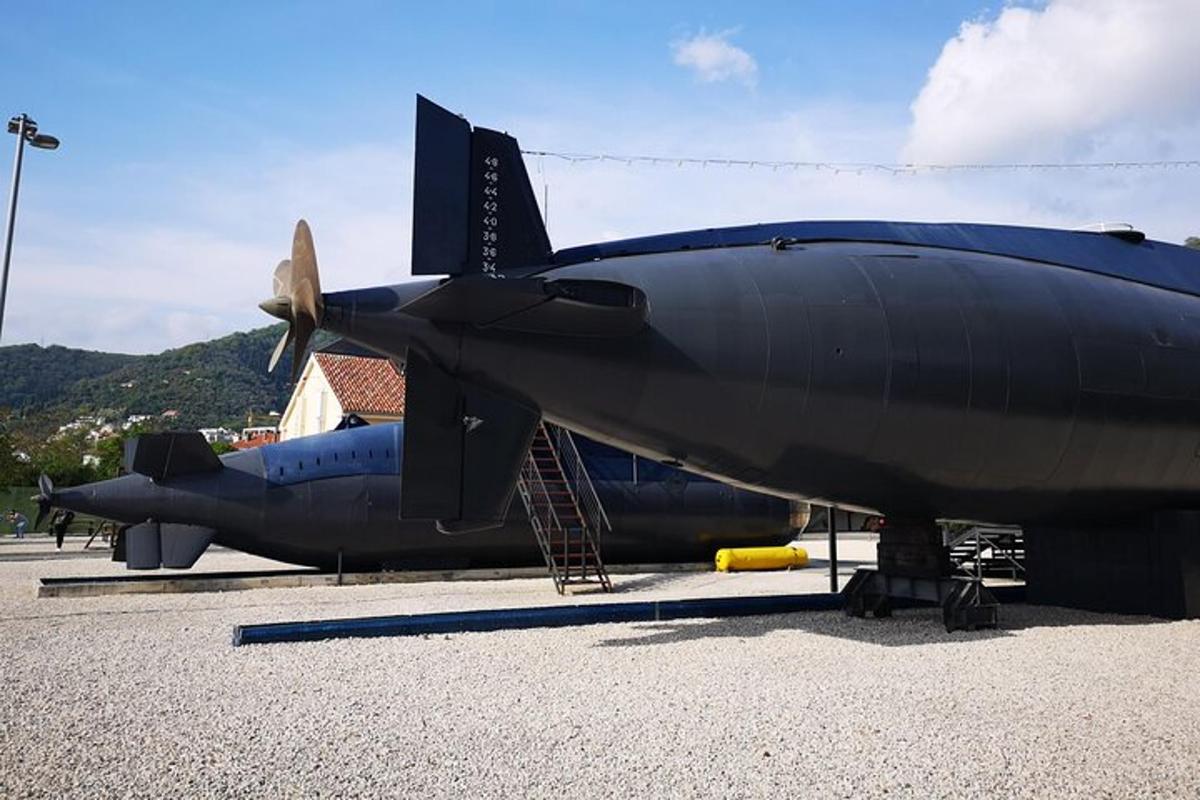 eine Nahaufnahme eines ausgestellten Kampfjets
